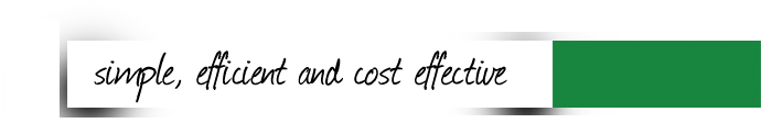 simple, efficient and cost effective